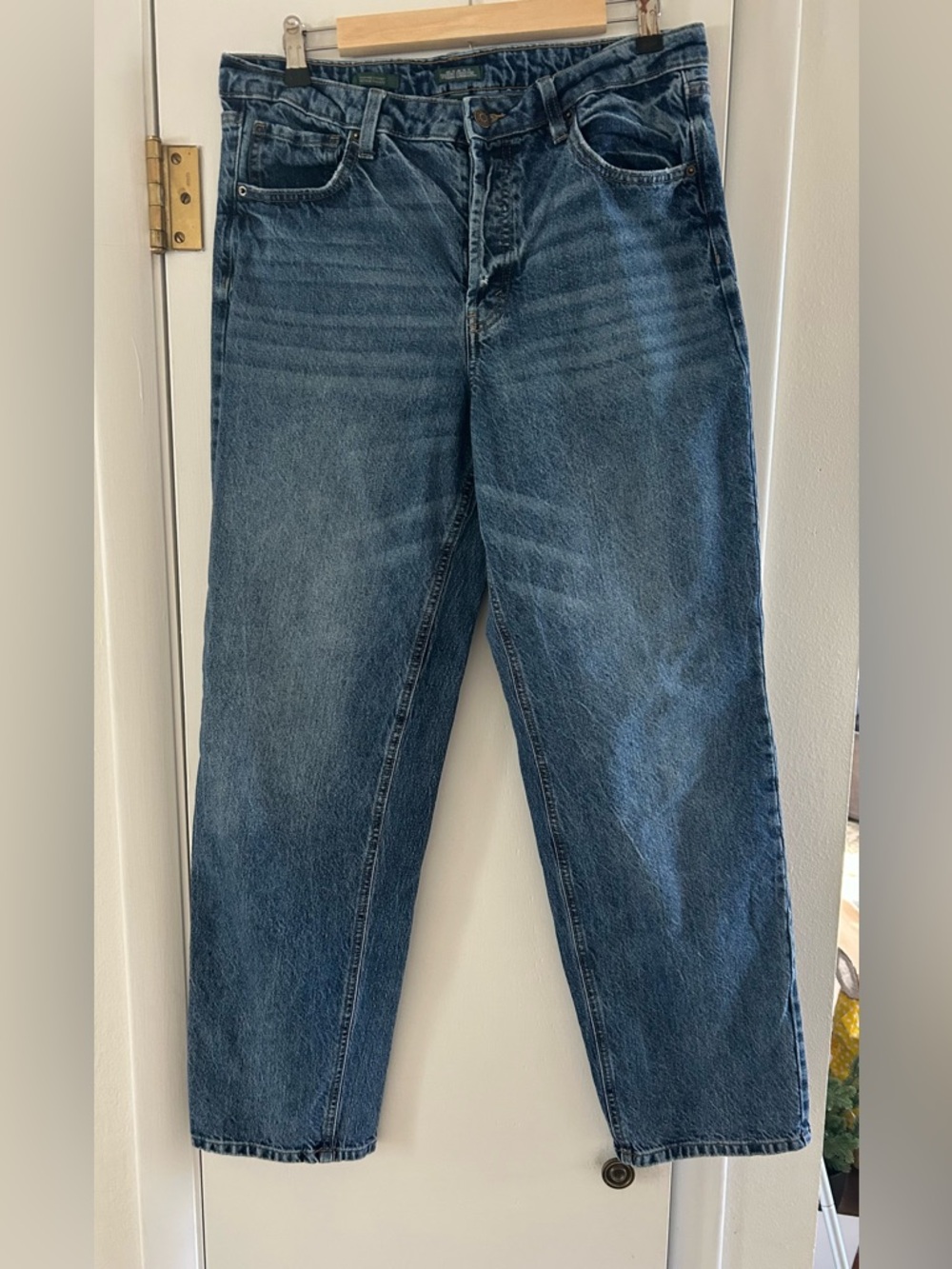 wild fable Distressed Mid Blue Denim Jeans